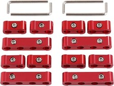 Engine Spark Plug Wire Separator Divider 8mm 9mm 10mm Red Spark Plug Wire Holder