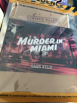 Cryptic Killers At Home Escape Room.  - Mord in Miami *gebraucht*