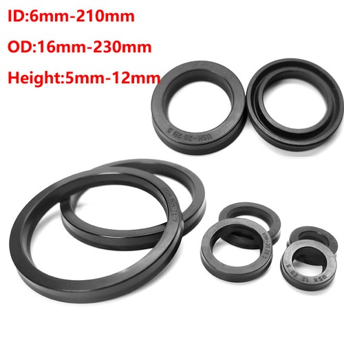 U-Cup UN/UHS/Y Type Hydraulic Cylinder Seal Rod/Piston Oil Seal Rings 6-210mm ID