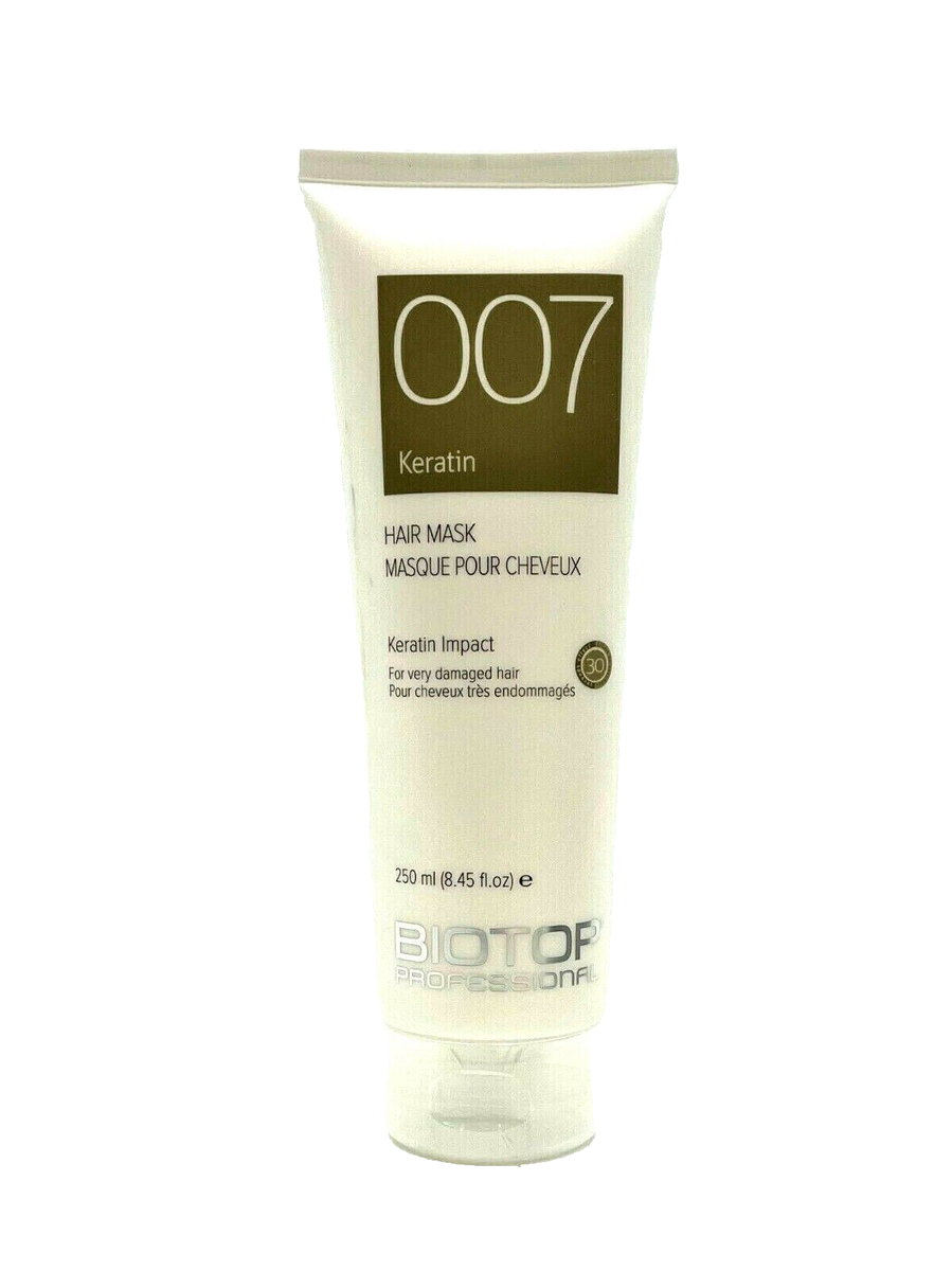 BIOTOP 007 Keratin HAIR MASK for Very Damaged Hair 8.45 oz NEW | eBay