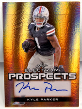 Kyle Parker 2024 Leaf Electrum Bronze Prospect Autograph Auto #'d 56/59 - LSU