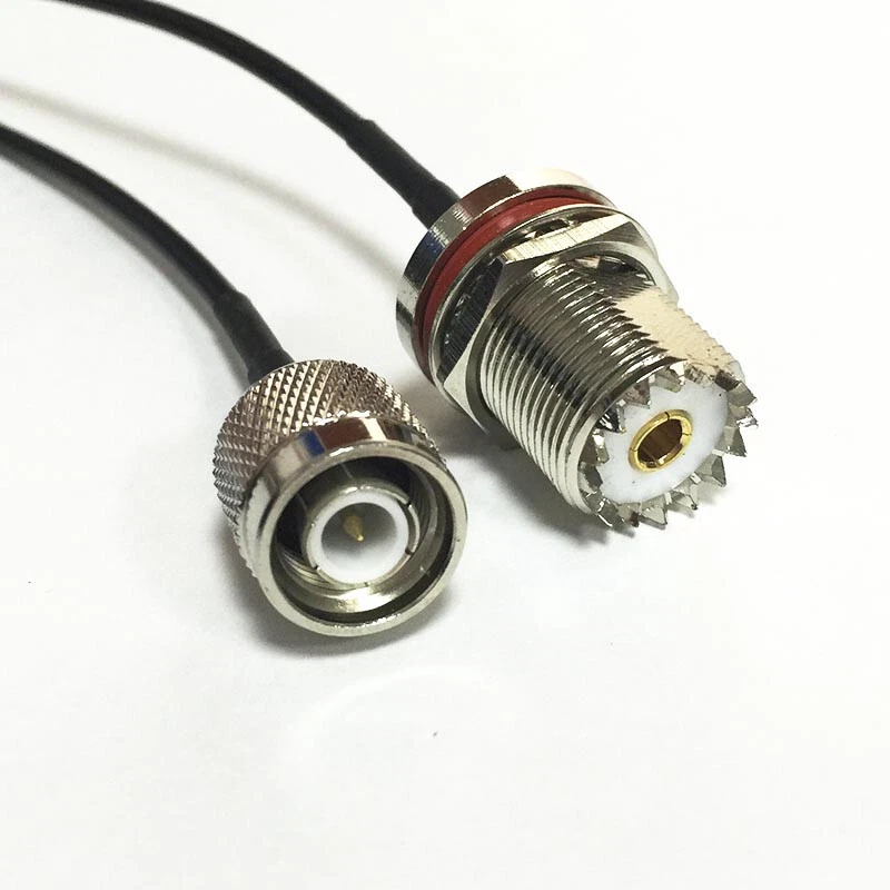 UHF Female Nut Waterproof  to TNC Male Pigtail Cable RG174 20cm 8" NEW for WIFI - Image 3 of 4