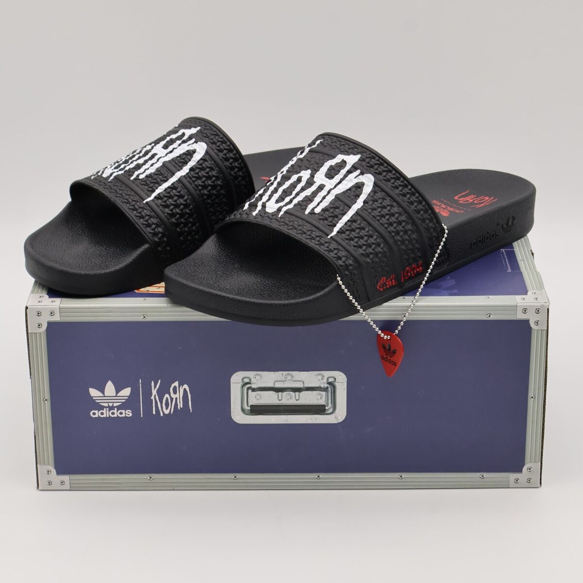 IH3753 Korn adidas Adilette Black Footwear White Better IH3753 Korn adidas Adilette Black Footwear White Better