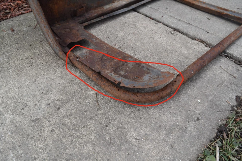 Camión Chevrolet GMC 1947 1955 marco de asiento de banco de 1 tonelada 48 49 50 51 52 53 54 Foto 3 de 4