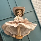 Vintage Bradley Doll Betty In White & Tan Dress