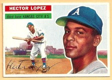 1956 Topps #16 Hector LOPEZ * Athletics * ExMT+/NM