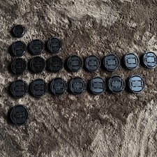  Unused Lens caps, 20-pack 39/49/52/55/58mm 