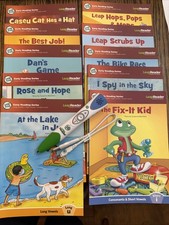 Leap Frog Early Reading Series Leap Reader Interactive Books Lot of 10 and Pen