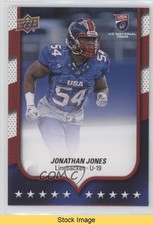2016 Upper Deck USA Football USA U19 Flag Wave Jonathan Jones #30 READ a4i