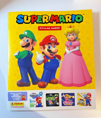 Super Mario It's-a Me Mario 100% KOMPLETT Stickeralbum 2025 Nintendo