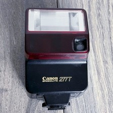 Canon Speedlite 277T Shoe Mount Flash For Canon 35mm Film Camera-Tested Works 