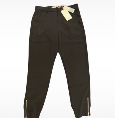 InWear Nica Navy Trousers  Size 12 - Ankle Zip Detail RRP £80