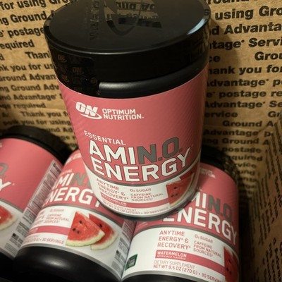 Lot of 12-Optimum Nutrition Amino Energy Pre Workout Watermelon 30 Servings 4/26