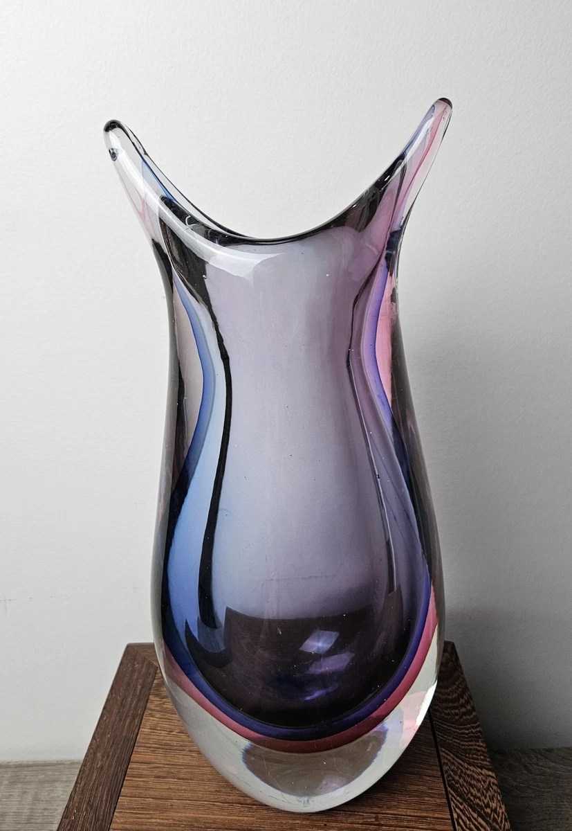 Murano Glass Blue Vases for sale - eBay