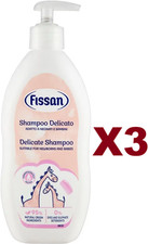 3PCS FISSAN MILD SHAMPOO 95 NATURAL INGREDIENTS 400ML