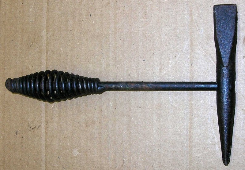 VINTAGE WELDERS HAMMER 10" x 6 1/2"