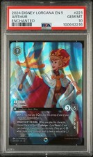 2024 DISNEY LORCANA EN 5-SHIMMERING SKIES 221 ARTHUR - KING VICTORIOUS ENCHANTED