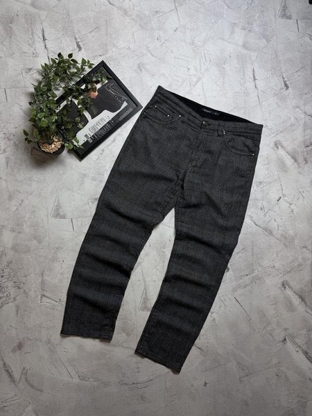 Men Bogner Trousers Grey Wool 50