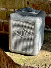 VINTAGE BRUTALIST  FRENCH MOULUX CHICOREE ALUMINIUM CANISTER NOT COFFEE GRINDER