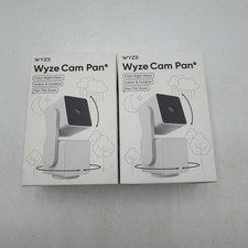Lot Of 2 Wyze Cam Pan Indoor Outdoor Camera White WYZECPAN3 Sealed