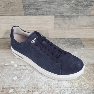 Birkenstock Bend Low Shoes Mens 8 / Womens 10 Midnight Blue Suede Sneaker