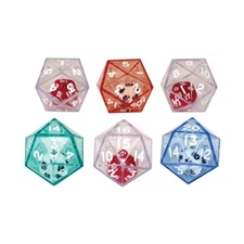 Koplow Dice d20 Double Dice - Assorted (6) New