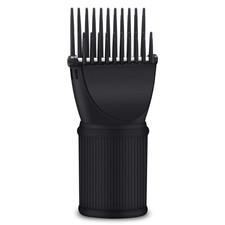 Blow Dryer Comb Attachment, Black Brush for 1.57-1.97" Nozzle, Hair Styling Tool
