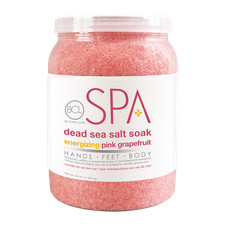 BCL SPA Dead Sea Salt Soak Energizing Pink Grapefruit, 64 oz.