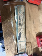 Vintage Craftsman 44641 Drehmomentschlüssel 1/2" Antrieb 0-150 Fuß-Pfund Balken-Stil mit Box