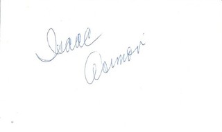 ISAAC ASIMOV SCIENCE FICTION THE FOUNDATION GALACTIC SIGNED AUTOGRAPH CARD d. 19