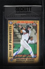 BAS 2012 Choice New York-Penn League Top Prospects Brandon Nimmo Authentic ow6