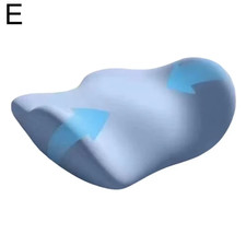 Memory Foam Lumbar Pillow Ergonomic Sleep Lumbar Pillow for Back Pain Relief Bed