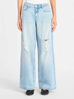 Distressed Light Wash Denim Jeans Women s Size 6 NWT - No Boundaries
