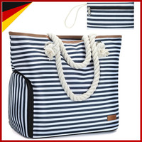 Strandtasche Damen Groß Mit ReißVerschluss Badetasche Xxl FüR Familie Reisen