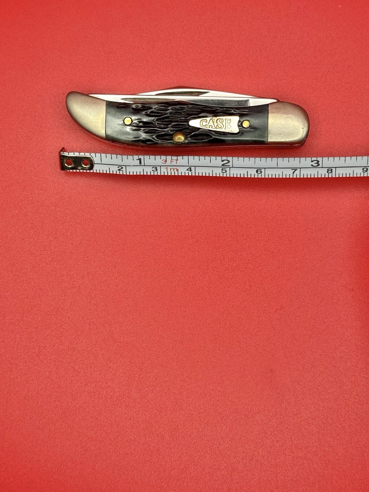 Rare New Case XX TH62165 SS LTD OF 2500 Pocket Hunter Knife Dark Gray Black Bone