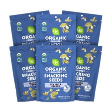 Organic Sprouted Sea Salt & Pepper Snacking Seeds, 4 oz, 6 Pack, Pumpkin & Su... 15.15 per gallon