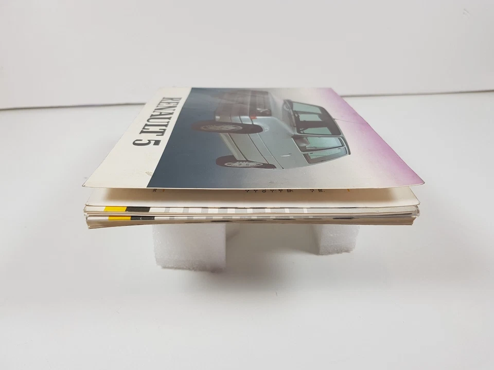 Libretto manuale uso manutenzione Renault 5 R5 originale no copia edizione 1989. - Immagine 3 di 4