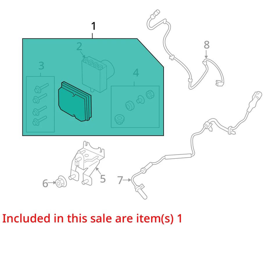 Módulo de control de bomba ABS Ford Taurus 2010-2012 B9FUJ Foto 3 de 4