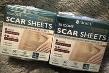 Silicone Scar Sheets, Silicone Scar Tape 1.6"x 120" 1 Roll 300cm 2026 2 pack 
