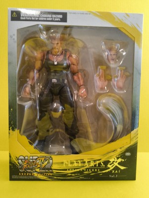 Play Arts Kai Super Street Fighter Guile Arcade Edition Figure Vol 3 New Sealed