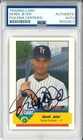 Derek Jeter Signed Autograph Slabbed 1994 Fleer Pro Cards Rookie Card PSA DNA