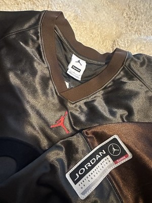 Supreme x Jordan Warm Up Jersey Olive Brown HF0834-395 Large | eBay