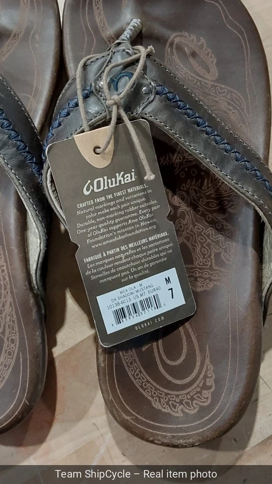 Sandalia cómoda chanclas Olukai Mea Ola para hombre con caja varios colores EE. UU. G2U Foto 3 de 4