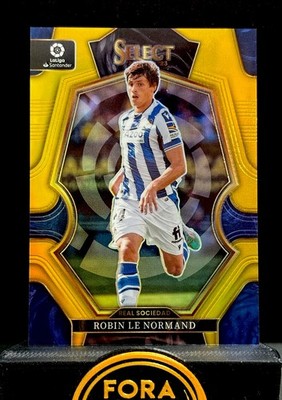 2022 Panini Select Robin Le Normand GOLD Prizm 7/10 Soceidad Atlantic s Madrid