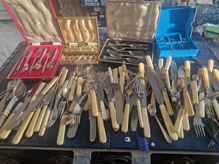 Vintage Cutlery Job Lot Inc Clarke & Viners