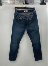 Paige Womens Blue Kylie Crop 5-Pocket Design Denim Skinny Jeans Size 27