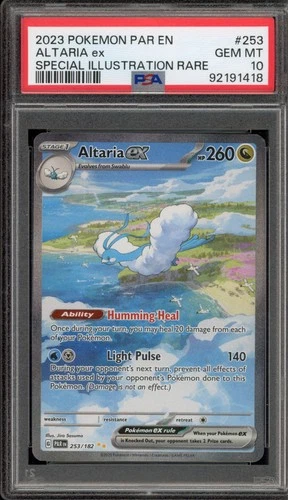 Pokemon Altaria ex Paradox Rift Special Illustration Rare #253 PSA 10 Gem Mint