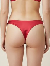 Youmita Women's Satin Thong Panty