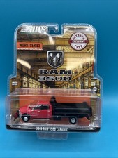 1:64 Greenlight 2018 Red Ram 3500 Laramie dump w/ plow outback Toys exclusive