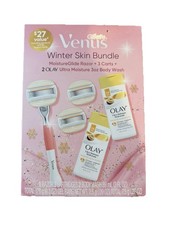 Gillette Venus Winter Skin Bundle (1 Razor/3 cartridges/2 Small Olay Body Wash)